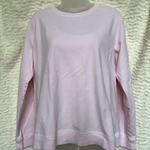 Soma Light Pink Cotton Long Sleeve Tee